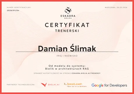 Certyfikat Bielik