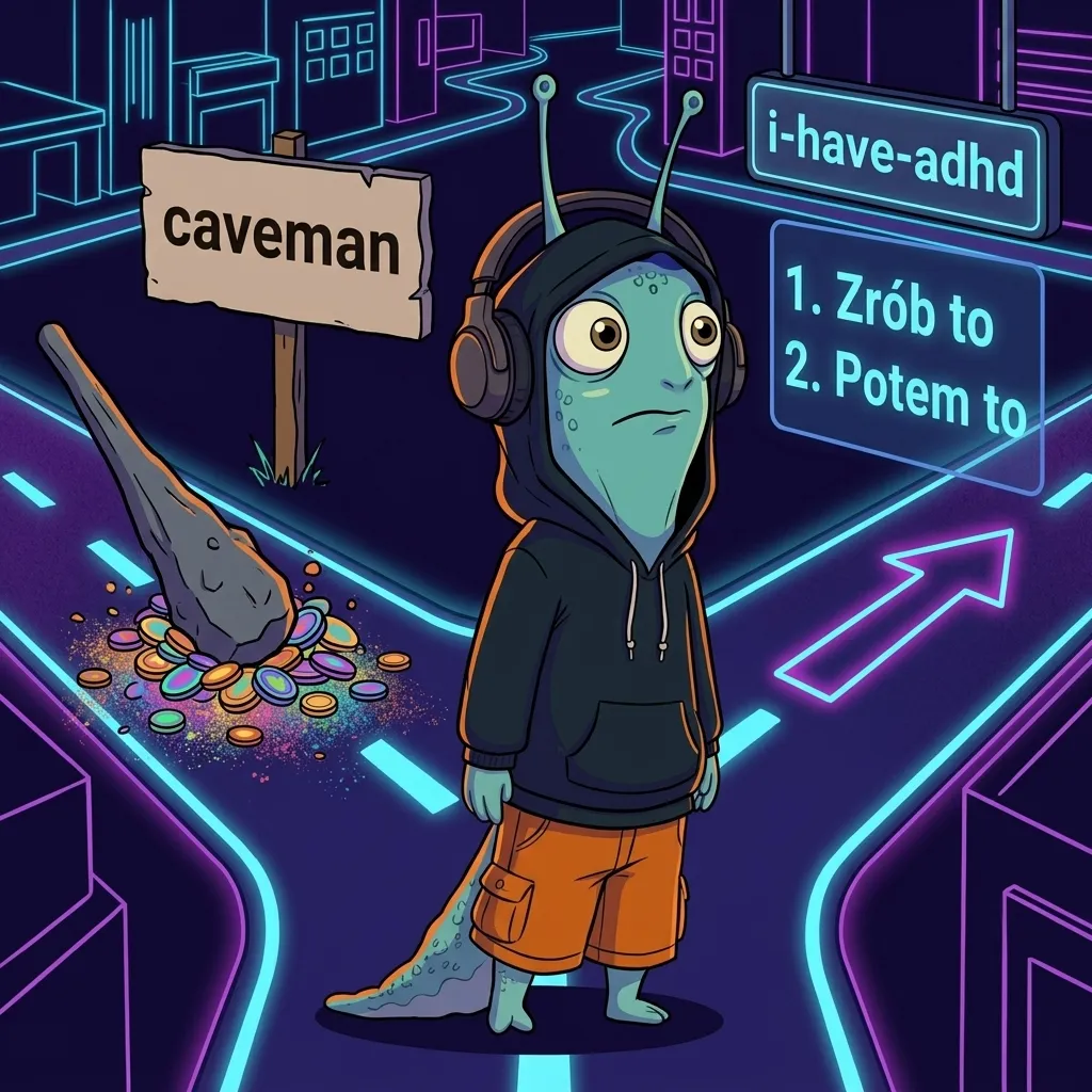 Wolniś na rozdrożu: maczuga caveman kontra ponumerowana lista ADHD