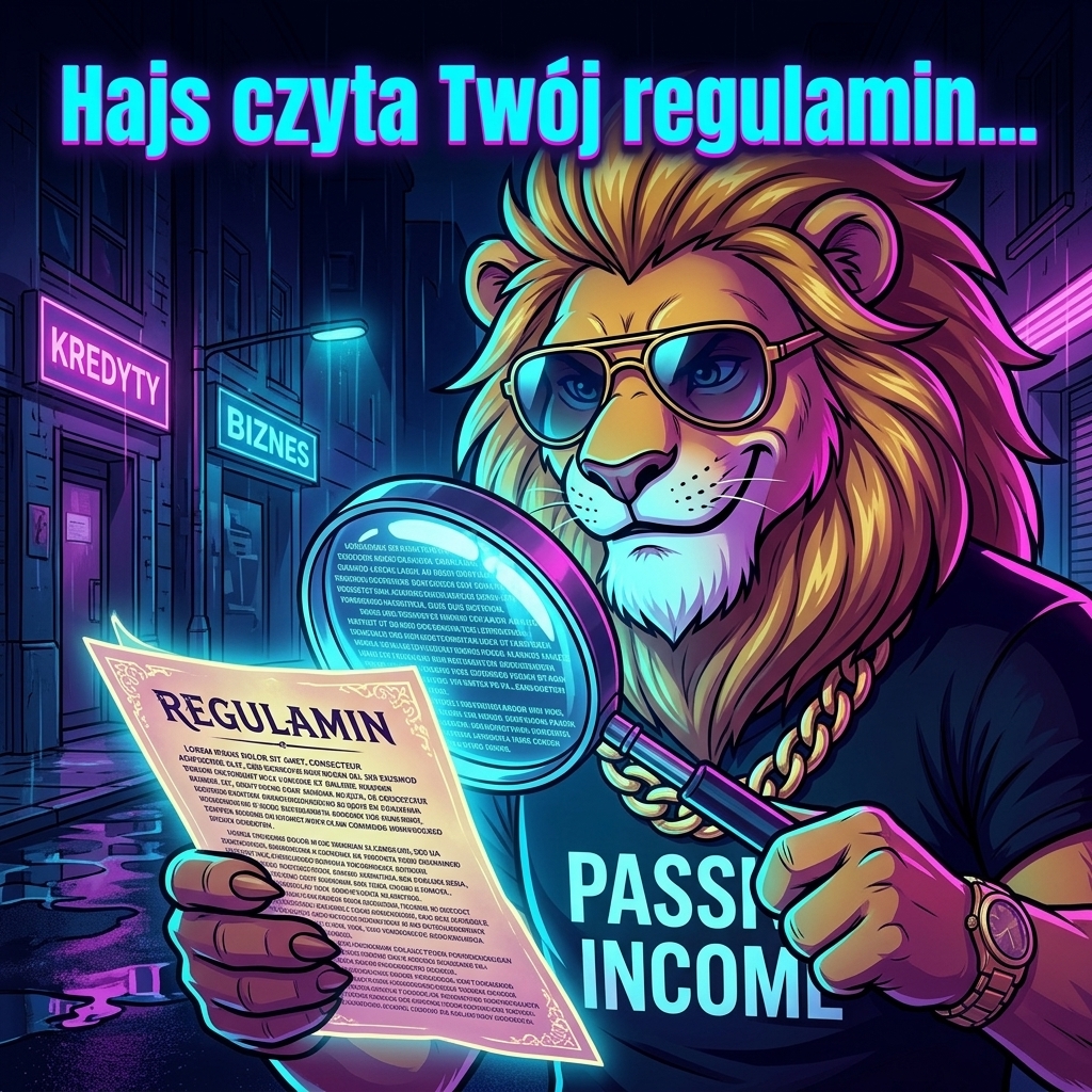Hajs czyta Twój regulamin
