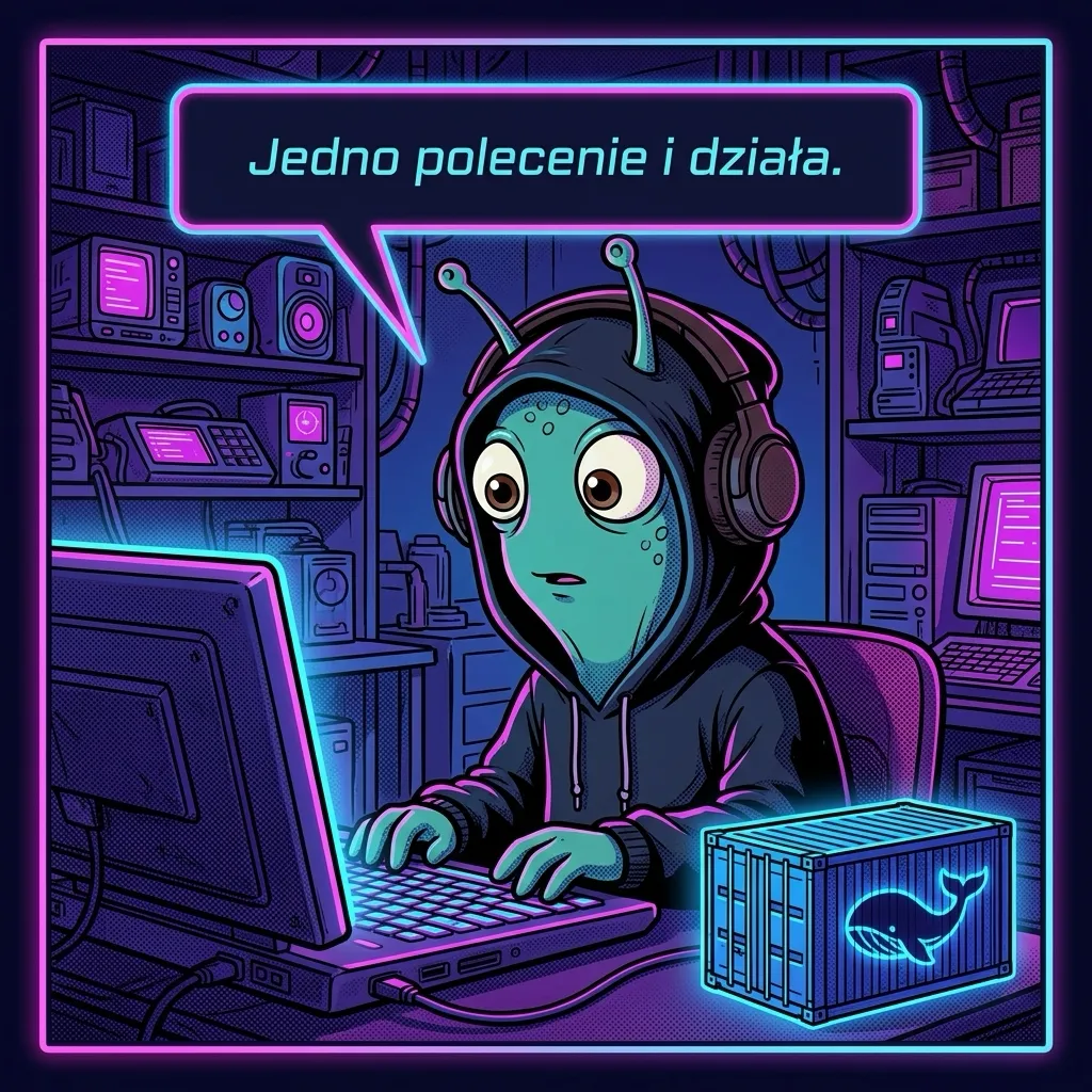 Instalacja na komputerze - Wolniś: „Jedno polecenie i działa”