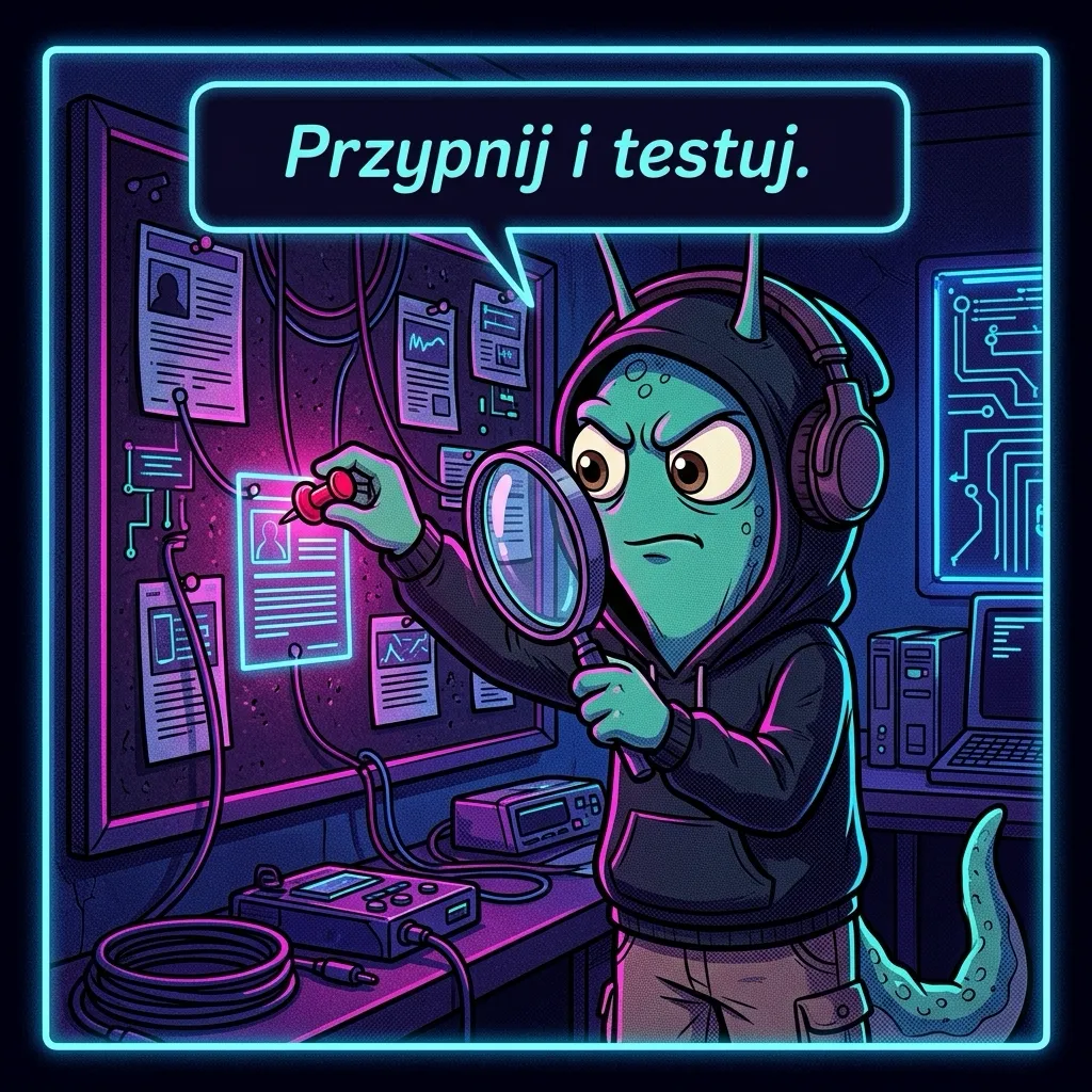 Debugowanie n8n - Wolniś przypina dane pinezką