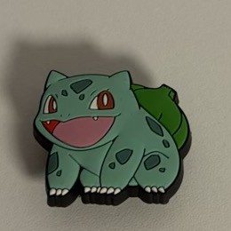 Przypinka do butów - Bulbasaur z kolekcji Damiana Ślimaka, egzemplarz numer 6