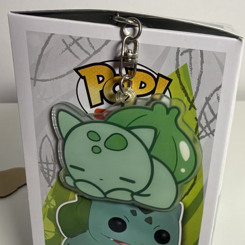Akrylowy brelok - Bulbasaur z kolekcji Damiana Ślimaka, egzemplarz numer 17
